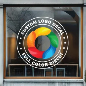 Custom Logo Decal, Business Vinyl Sign, Storefront Decor
