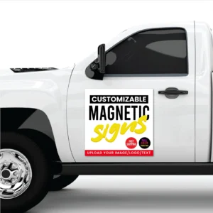 Custom Magnetic Car Sign: Business Advertising, Truck Door Magnet