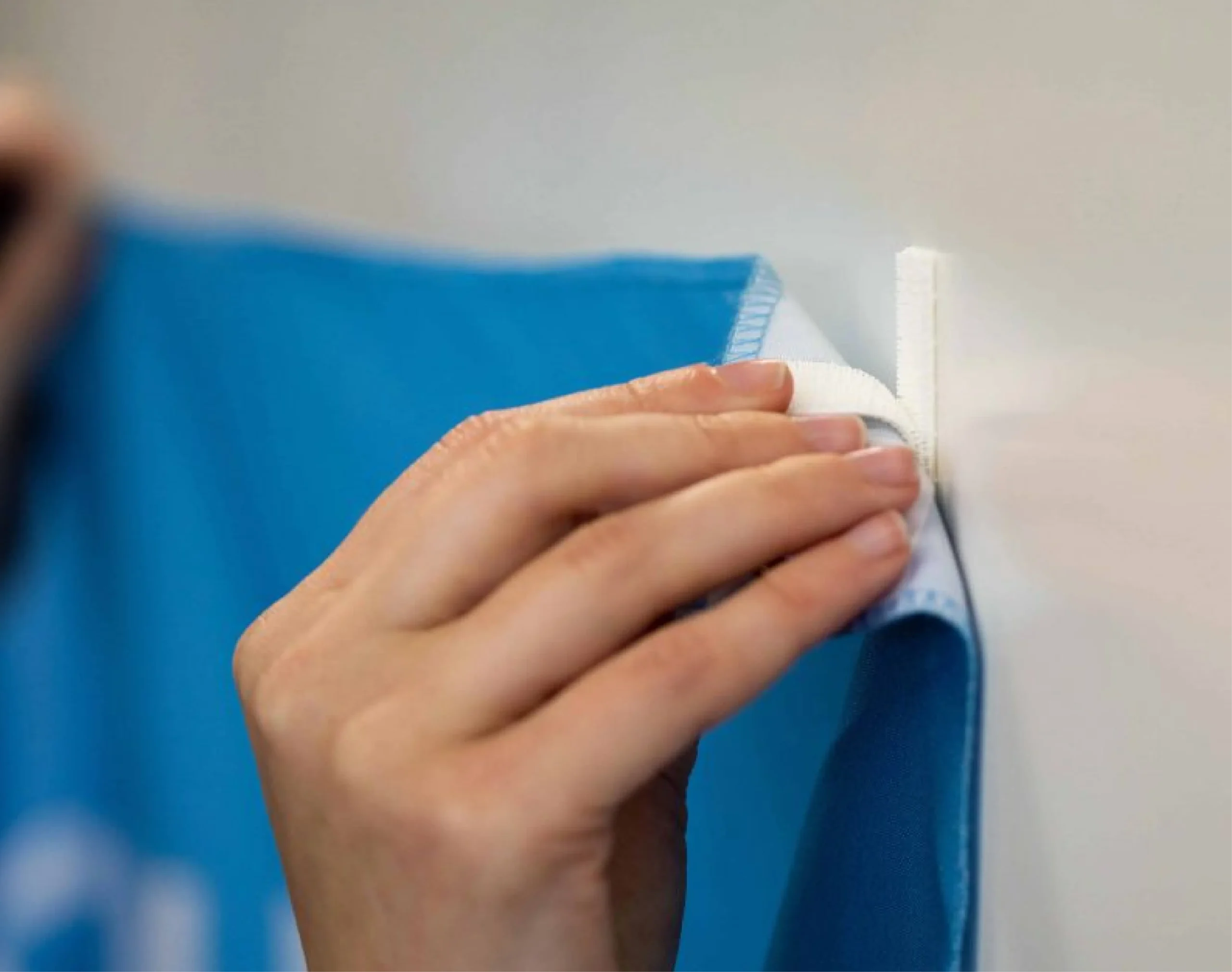 Using Adhesive Hooks and Strips