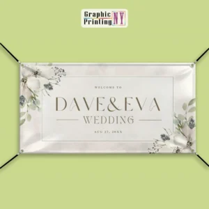 personalised wedding banner