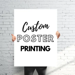 Custom Poster Printing: Personalized Photo & Art Prints