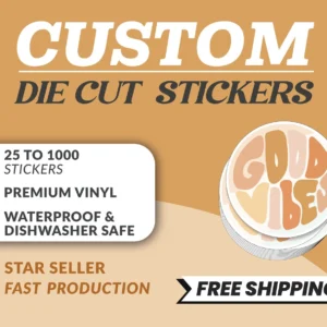 Custom Vinyl Stickers: Bulk Order, Waterproof Die-Cut Decals