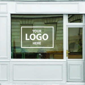 Custom Die-Cut Logo Decal – Business Window, Storefront