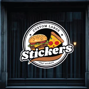 Full Color Custom Vinyl Stickers - Slap Up Plain Vinyl Decal - Your Business Logo Sign - Weatherproof Business Decals