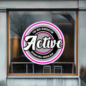 Plain Vinyl Decal, Plain Window Sign, Vibrant and Elegant, Very Easy to Install, Waterproof & Weatherproof Storefront Business Window Decal